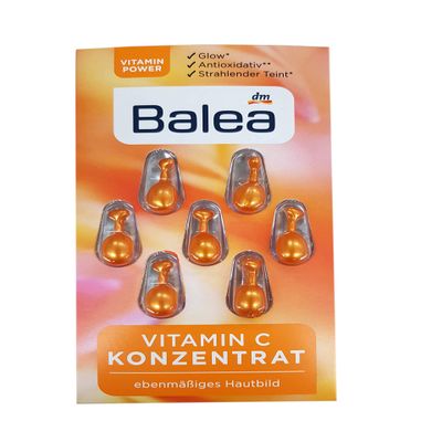 Balea Vitamin C Concentrate, 7 Capsules