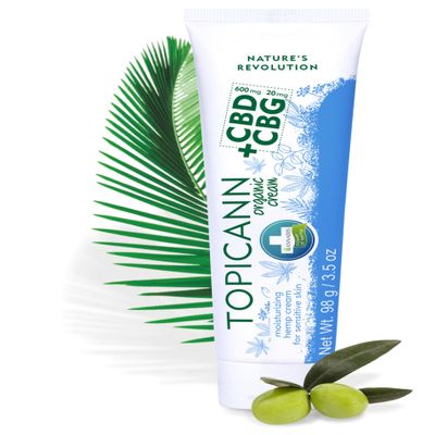 Annabis TOPICANN Organic Cream with Sea Salt and Zinc, 100 ml