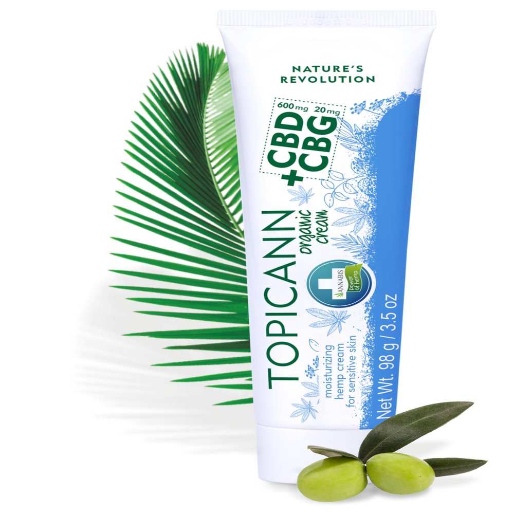 Annabis TOPICANN Organic Cream with Sea Salt and Zinc, 100 ml
