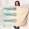 Radia Smart Organic EMF Pregnancy Blanket, 5G Anti-Radiation, 110 x 90 cm view 2