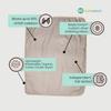Radia Smart Organic EMF Pregnancy Blanket, 5G Anti-Radiation, 110 x 90 cm view 4