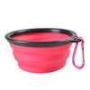 HALAWAKA Collapsible Silicone Pet Bowl with Carabiner Clip view 1