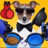 HALAWAKA Collapsible Silicone Pet Bowl with Carabiner Clip view 3