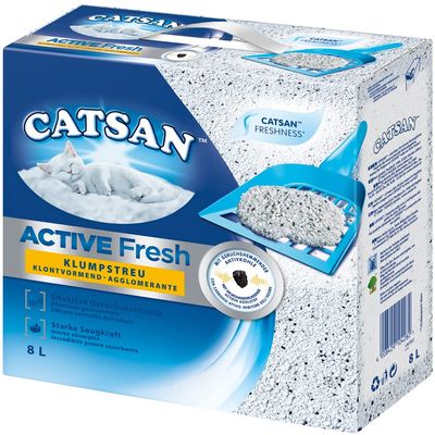 Catsan Active Fresh Clumping Cat Litter, 8 L