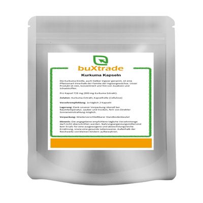 Turmeric Capsules | Turmeric Extract | Curcuma (250 g)