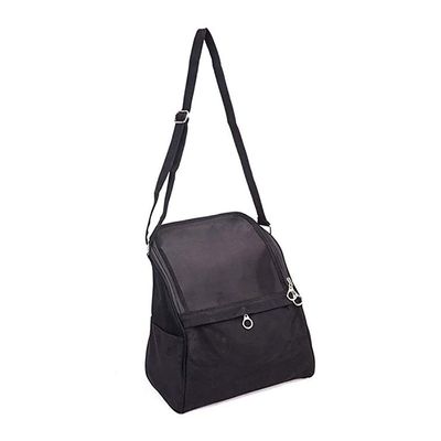 Suede-Strap Pet Carrier Bag for Dogs and Cats