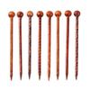 Tenlacum Printed Chinese/Japanese Hair Sticks for DIY Bridal Styling, 8 Pieces view 2