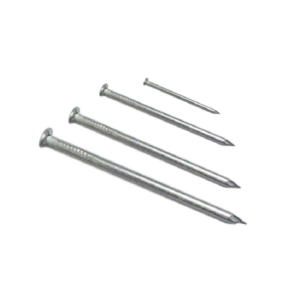Round Stainless Steel Nails, 3 in (75 mm) Long, 1 Pound