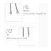 Round Stainless Steel Nails, 1.0 in (27 mm), 201 Grade, 1 kg view 2