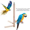 Parrot Perch Bird Cage Stand Toy Wooden Activity Branches Climbing Stairs view 4