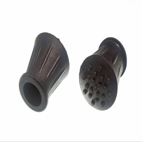 Rubber Cane Tips, 15 mm Inner Diameter, Black, 500 pcs