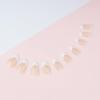 Invogue Classic French Coffin-Shaped False Nails, 24 Nails, Natural Bare, 25 g view 3
