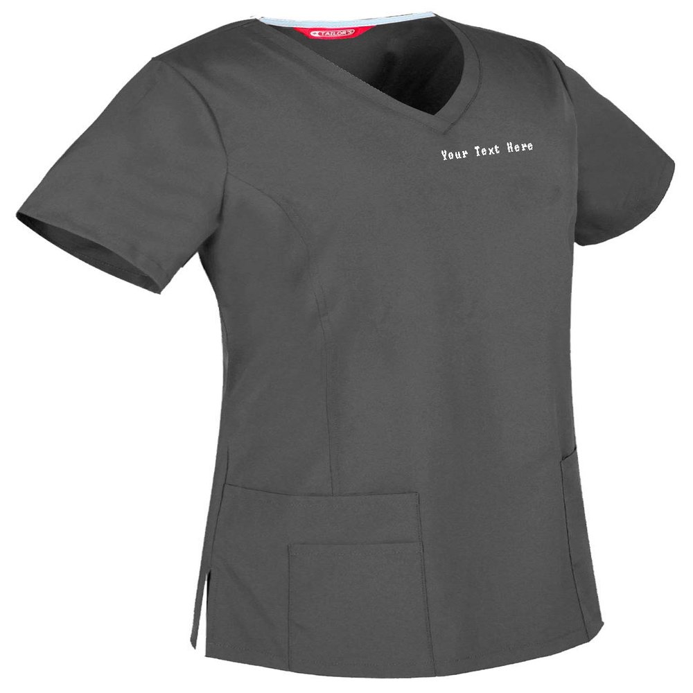 TAILOR'S Women's Customizable Embroidered Nurse Tunic