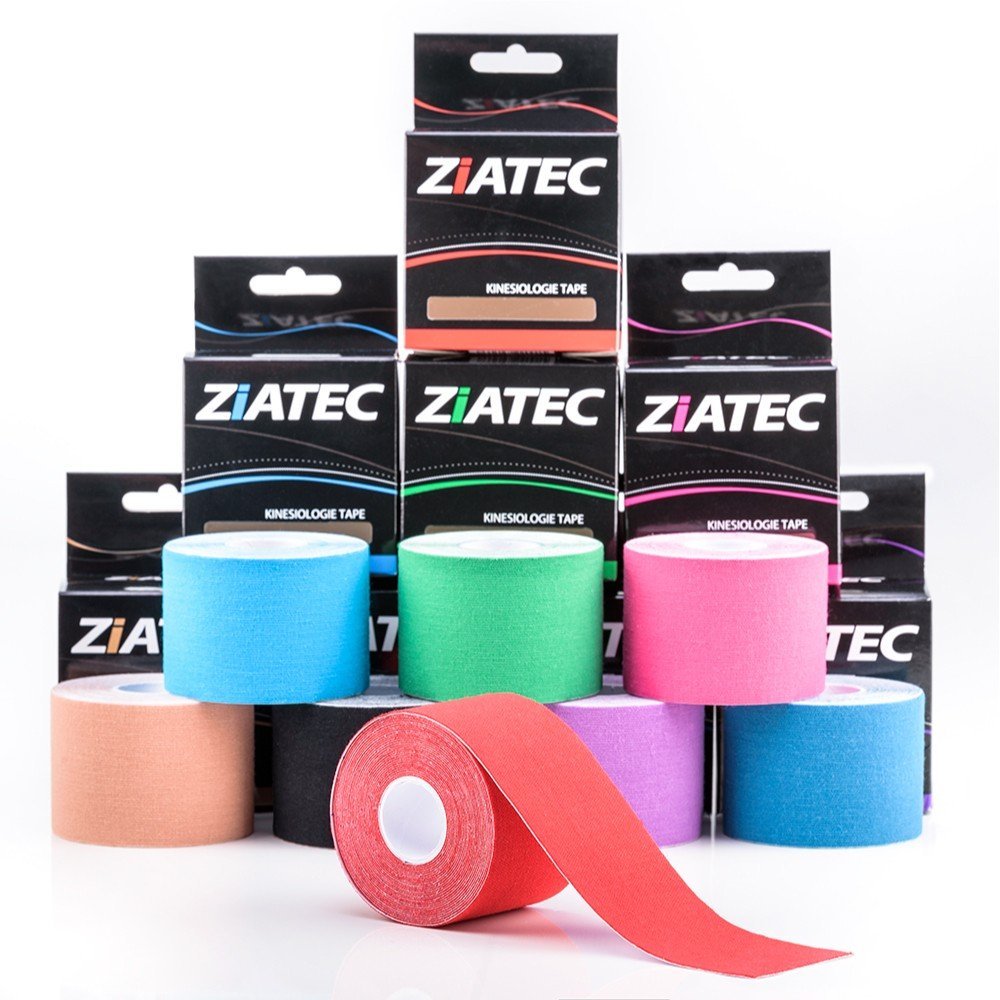 ZiATEC Pro Kinesiology Tape – Physio Tape, 1 x Dark Blue