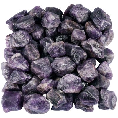 Nupuyai 460 g Raw Amethyst Gemstones and Decorative Stones