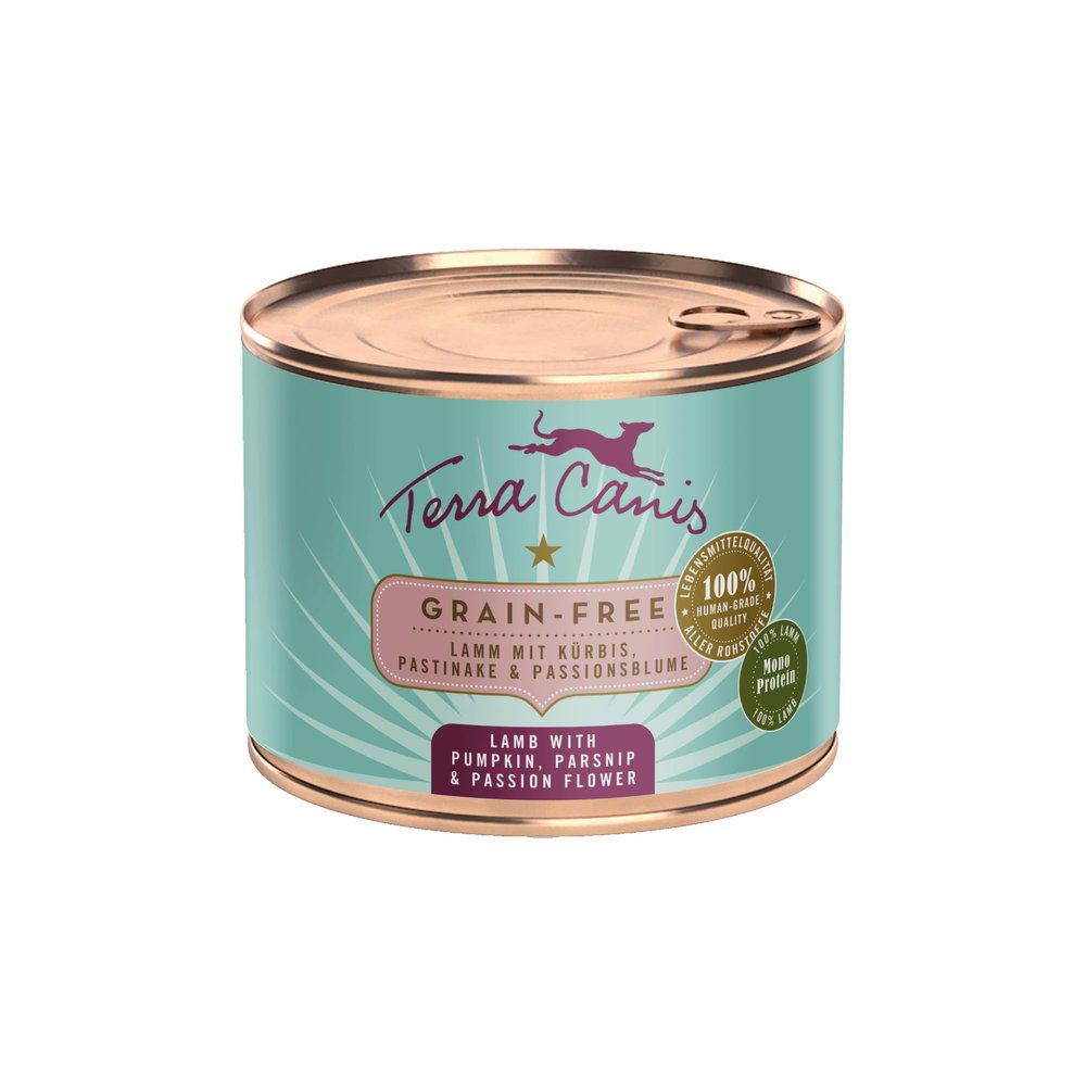 Terra Canis Lamb, Pumpkin, Parsnip & Passionflower - Grain-Free Wet Dog Food, 200g