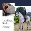 LeMieux Wither Relief Jump Pad Navy/Silver Saddle Pad, Full view 2
