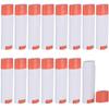 100 Empty Oval Twist-Up Tubes for Lip Balm, Lipstick, Deodorant and Solid Perfume, Pink-White view 1