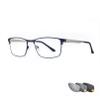 Photochromic Reading Glasses for Men, Large Gold Metal Frame view 1