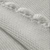 Organic Baby Cuddle Blanket, 100% Organic Cotton, GOTS Certified, Light Gray Mélange, 80 x 100 cm view 3