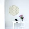 WANDKINGS Wall Decal, Flower of Life, 100 x 100 cm, Gold, Choose from 5 Sizes & 35 Colors view 2
