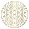 WANDKINGS Wall Decal, Flower of Life, 100 x 100 cm, Gold, Choose from 5 Sizes & 35 Colors view 3