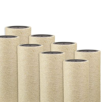 Kratzbaumland 15 cm Deluxe Sisal Post, 8 mm Sisal Rope, M8 Thread