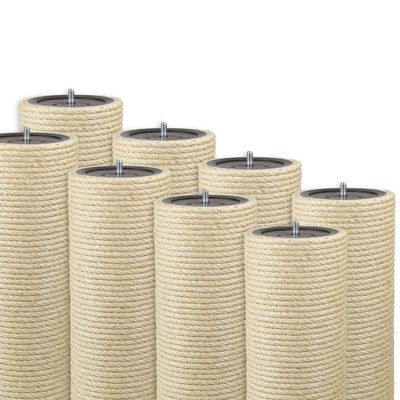 Kratzbaumland 15 cm Deluxe End Post with Mounting Stud, 8 mm Sisal Rope, 52 cm, M8