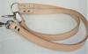 Dog Coupler Leash for 2 Dogs, Genuine Leather, Natural, 40 cm/20 mm view 1