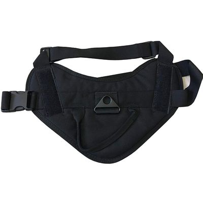 EnHome Service Dog Tactical Harness Vest, 1000D Heavy-Duty MOLLE, L, Black