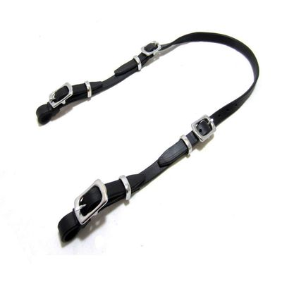 PS Pferdeartikel Baroque Kerru Bridoon Strap, Natural with Gold Hardware