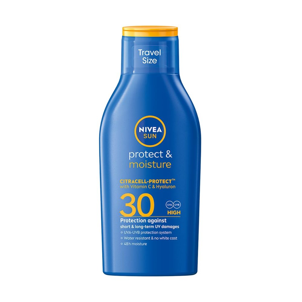 NIVEA SUN Protect & Care Sun Lotion SPF 30 Travel Size (100 ml)