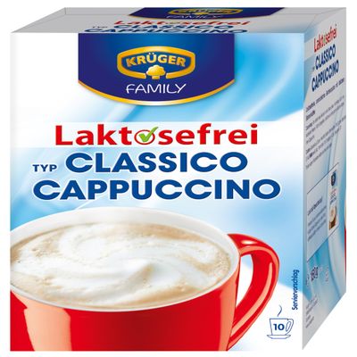 KRÜGER FAMILY Lactose-Free Classic Cappuccino, 150 g