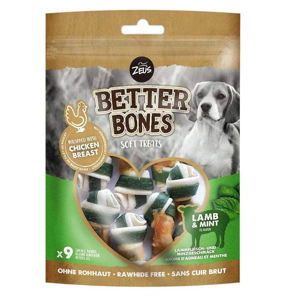 Zeus BetterBones, Lamb & Mint Flavor Dog Chews, 7.5cm