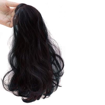 Wavy Ponytail Hairpiece, Size M, Black