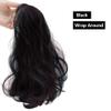 Wavy Ponytail Hairpiece, Size M, Black view 2
