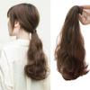 Wavy Ponytail Hairpiece, Size M, Black view 4