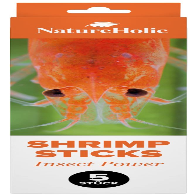 NatureHolic Shrimp Lollies Insect Power, 5 Lollies