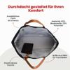 Childhome Family Bag Diaper Bag, Travel/Weekender Bag, Large Capacity, Removable Pouch, Black/Gold view 3