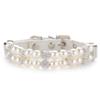 HUI JIN Adjustable Dog Collar with Rhinestones and Pearls, 33 x 1.5 cm view 2