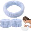tacery Face Washing Headband and Wristband Set view 1