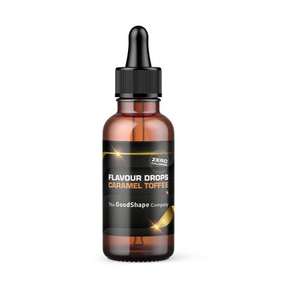 Sugar-Free Flavor Drops 50 ml - Caramel Toffee | Zero-Calorie Drops for Sweetening with Dosing Aid | Vegan | For Plain Yogurt, Porridge or Quark