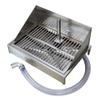 304 Stainless Steel Pet Toilet with Fence and Drain Connection view 1