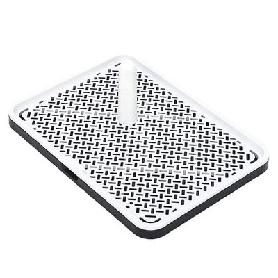 ADASP Dog Training Pad Holder Tray with Square Grid and Splash Guard