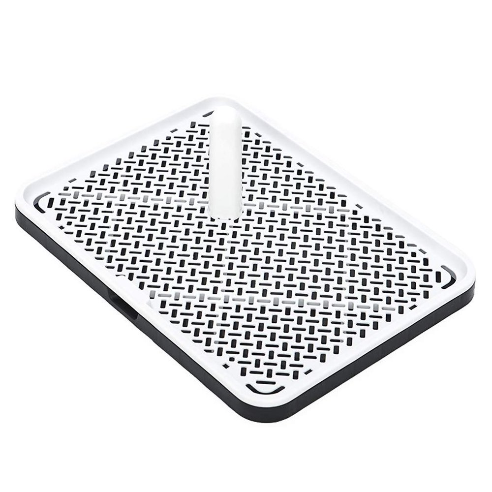 ADASP Dog Training Pad Holder Tray with Square Grid and Splash Guard