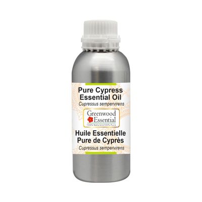 Greenwood Essential Pure Cypress Essential Oil, Steam-Distilled, 630 ml (21 oz)