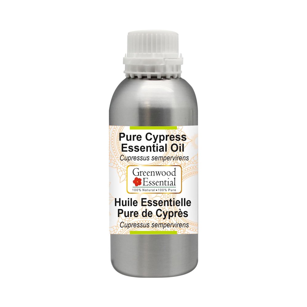 Greenwood Essential Pure Cypress Essential Oil, Steam-Distilled, 630 ml (21 oz)