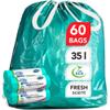 Stella Pack Scented Garbage Bags, 35 L, Green view 1