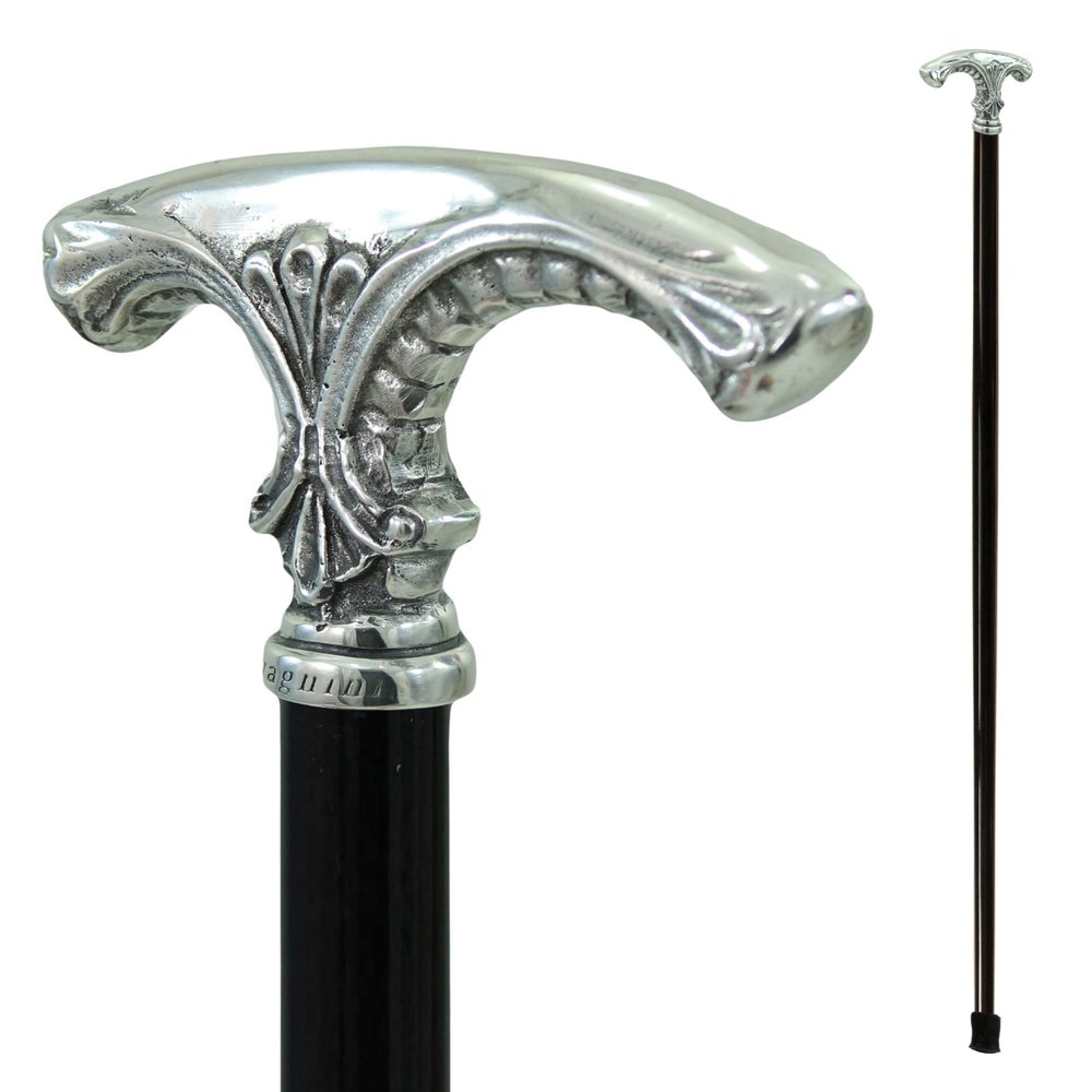 CAVAGNINI Personalized Walking Cane for Seniors, Handmade, 5 Wood Colors