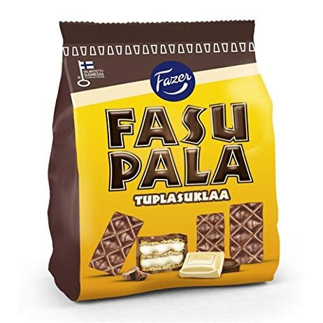 Fazer Fasupala Double Chocolate Wafer, 1 Pack, 215 g
